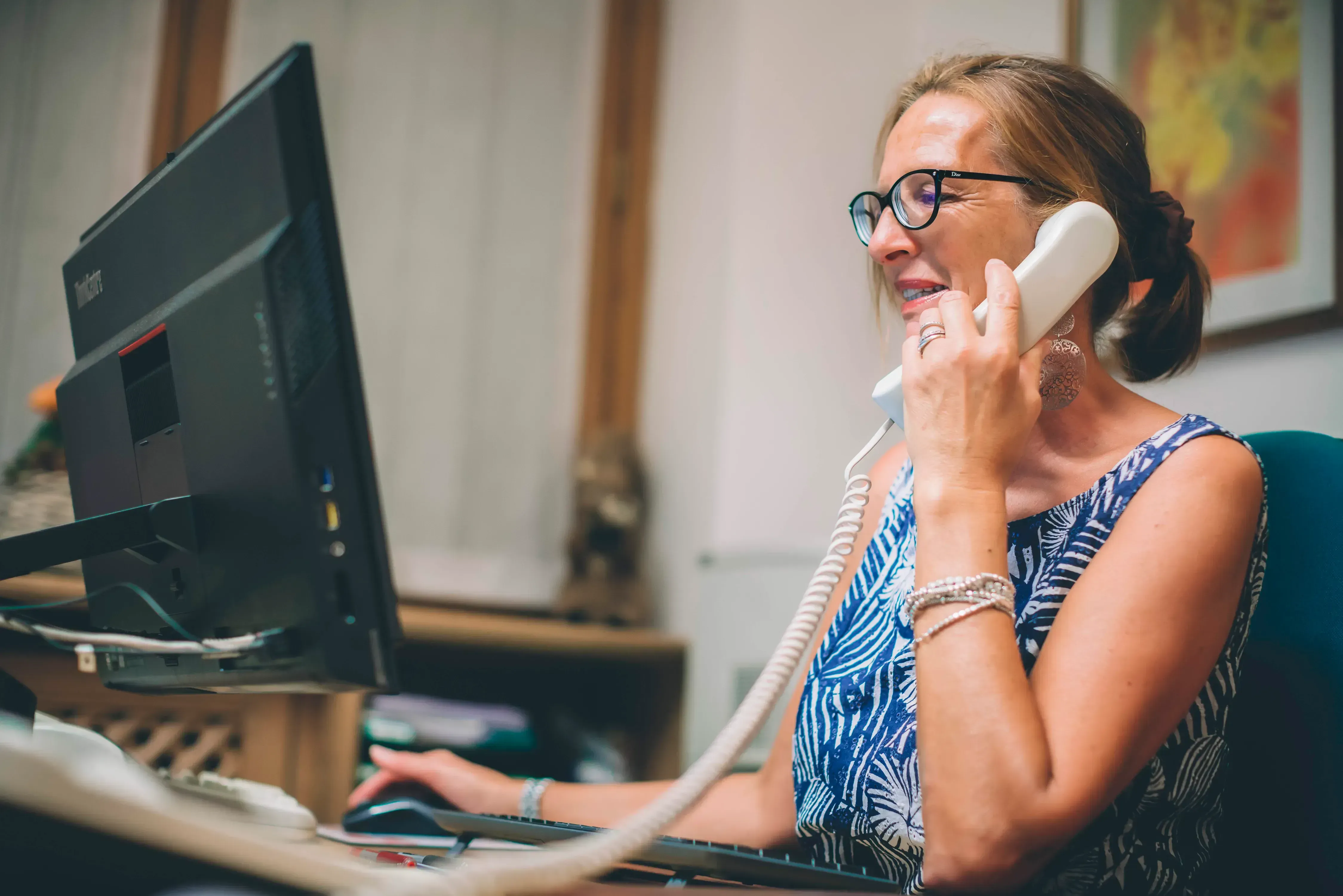 Primo piano Laura chiamata